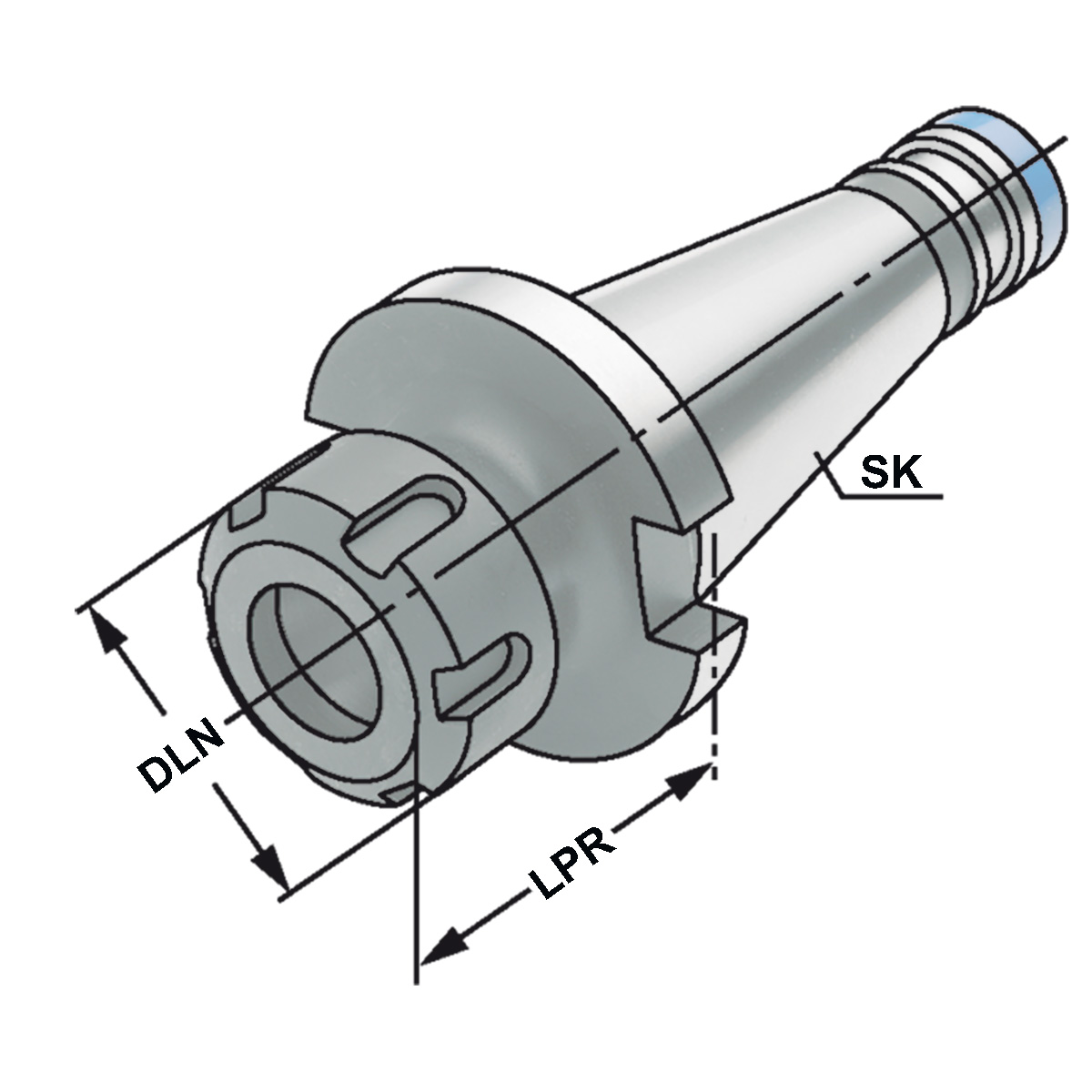 Spannfutter SK 30-2/16-50 ER25