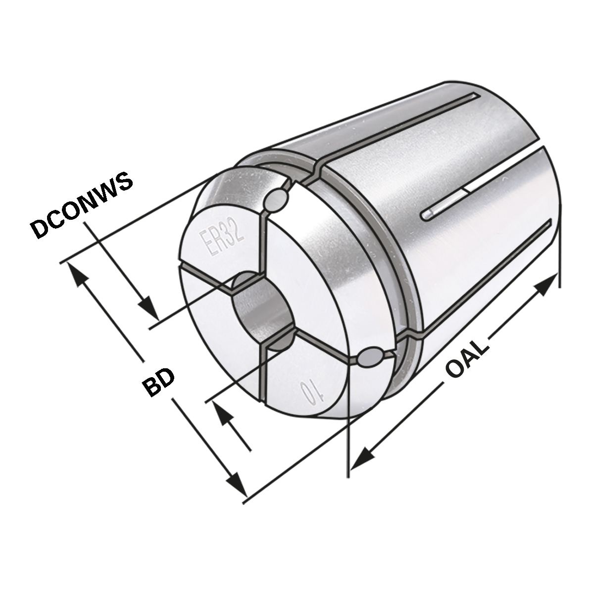 Spannzangen ER16 | 426EA| Ø 6 DIN 6499 B (ISO 15488 B)