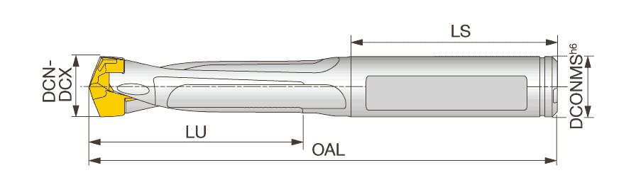 TIDC190C19-3 / DrillMeister / 3xD / 19.0-19.9