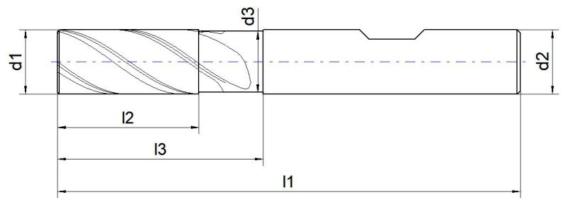 VHM-HPC-Superstar-Fräser 35°/38° abg.,WN, Z=4, 20,0 x 38 x 54 x 104 mm SD 20,0 H