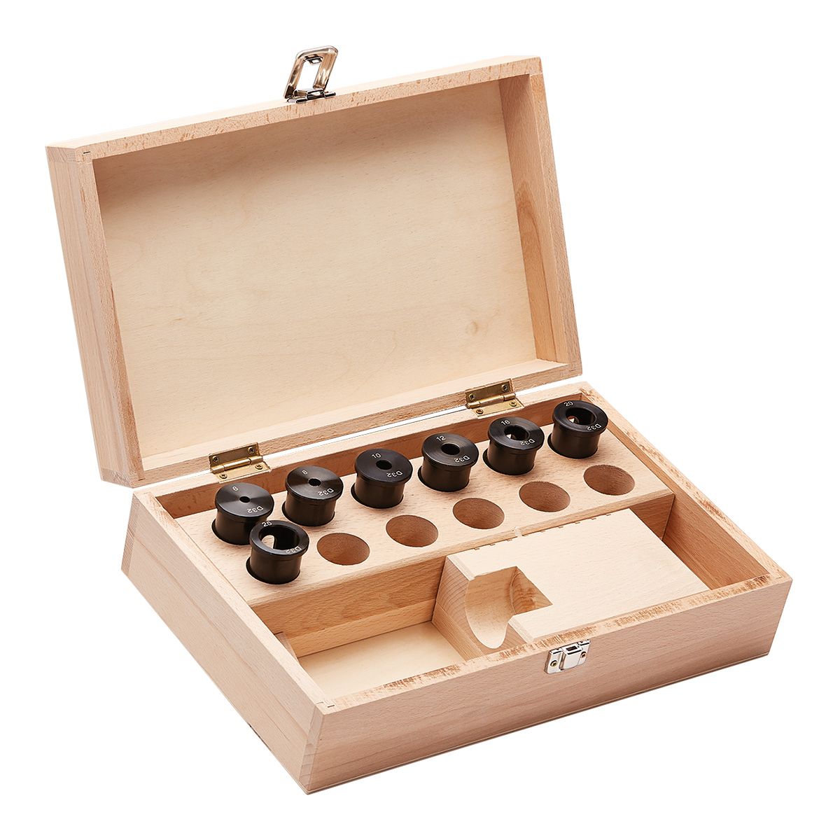 Reduzierungen für VDI Bohrstangenhalter 7 tlg. Satz im Holzkasten