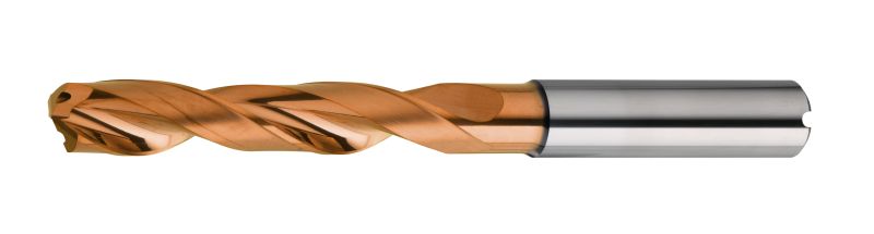 VHM-Spiralbohrer mit IK, 5xd, für Inox, beschichtet