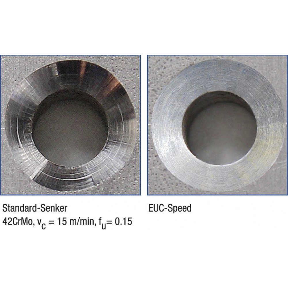 Kegelsenker HSS 60° 8mm EUC-Speed mit Zylinderschaft
