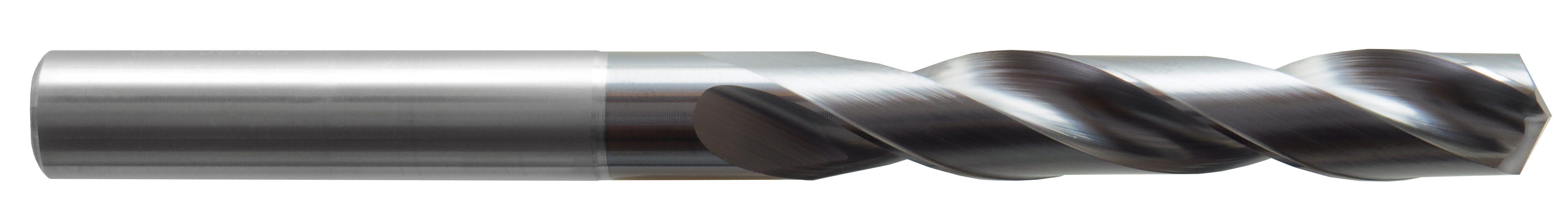 VHM-Spiralbohrer, 5xd, für Stahl, TiAlN 1,0 x 7 x 57 mm, SD 3,0 HA