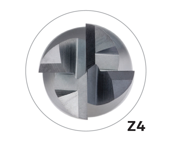 HPMT VHM Schaftfräser extralang, 4 Schneiden, 18.0mm