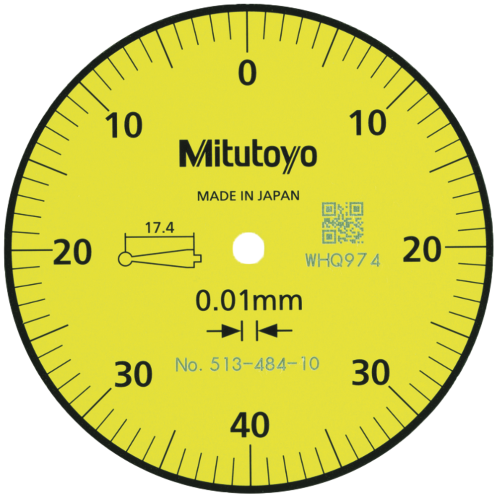 Fühlhebelmessgerät 0,8mm (0,01mm) Skala 0-40-0, parallel,  Außenring-39mm