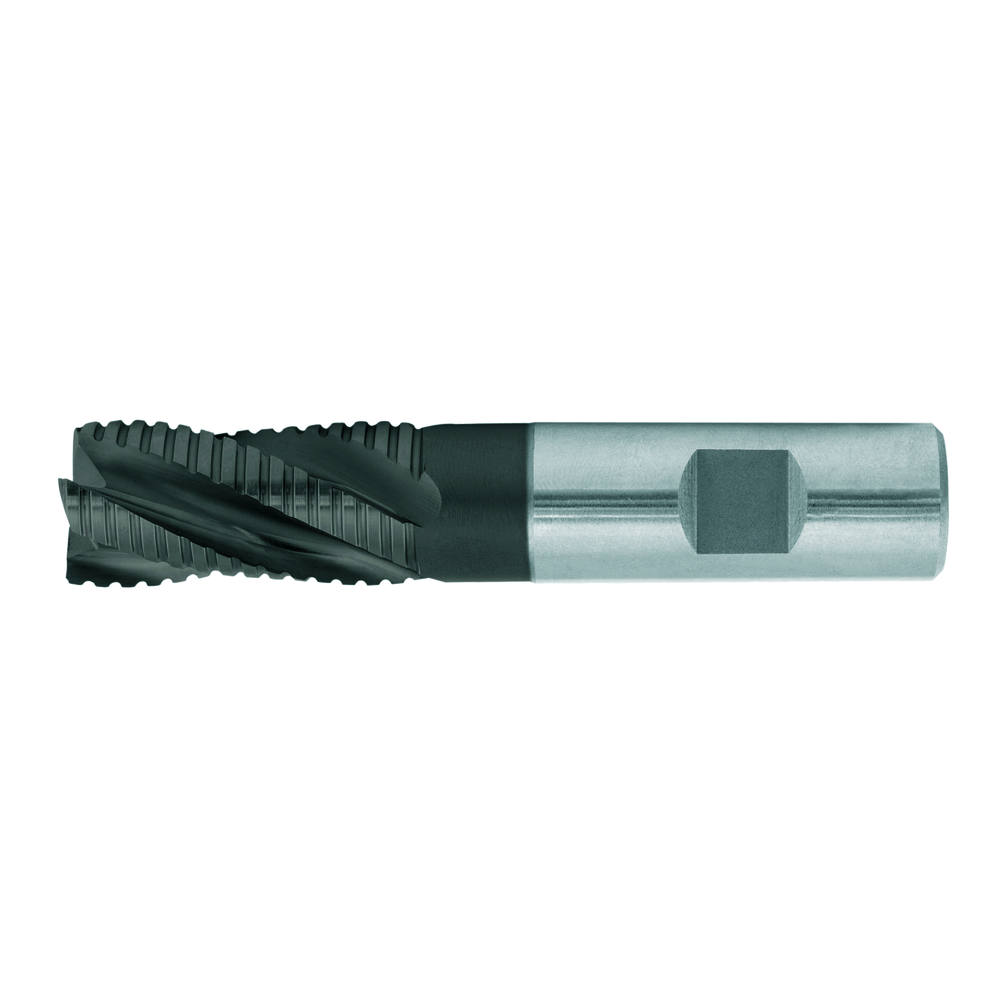 Schrupp-Schlichtfräser HSS-E PM DIN844NF 12mm Z=5 kurz TiAlN