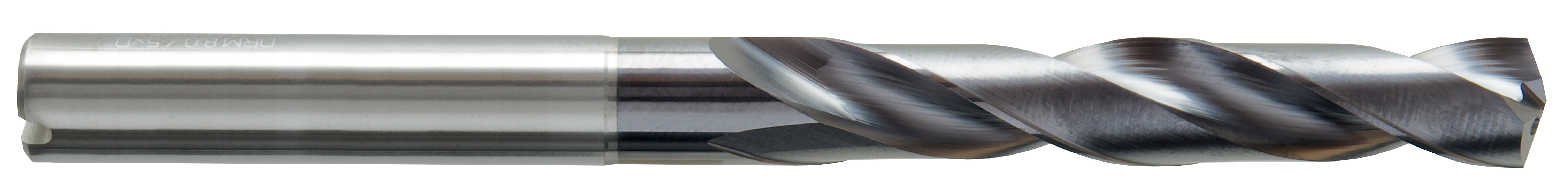 VHM-Spiralbohrer mit IK, 5xd, für Stahl, TiAlN 1.00 x 7 x 55 mm, SD 3,0 HA