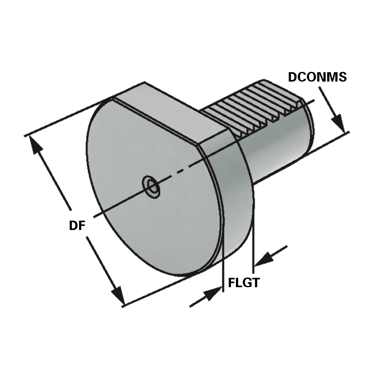 Schutzstopfen aus Stahl Z2-20x16 DIN 69880 (ISO 10889)
