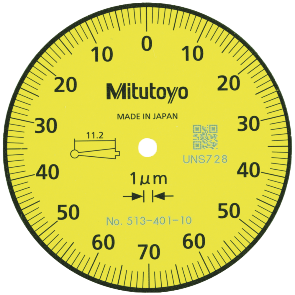 Fühlhebelmessgerät 0,14mm (0,001mm) Skala 0-70-0, Außenring-Ø40mm