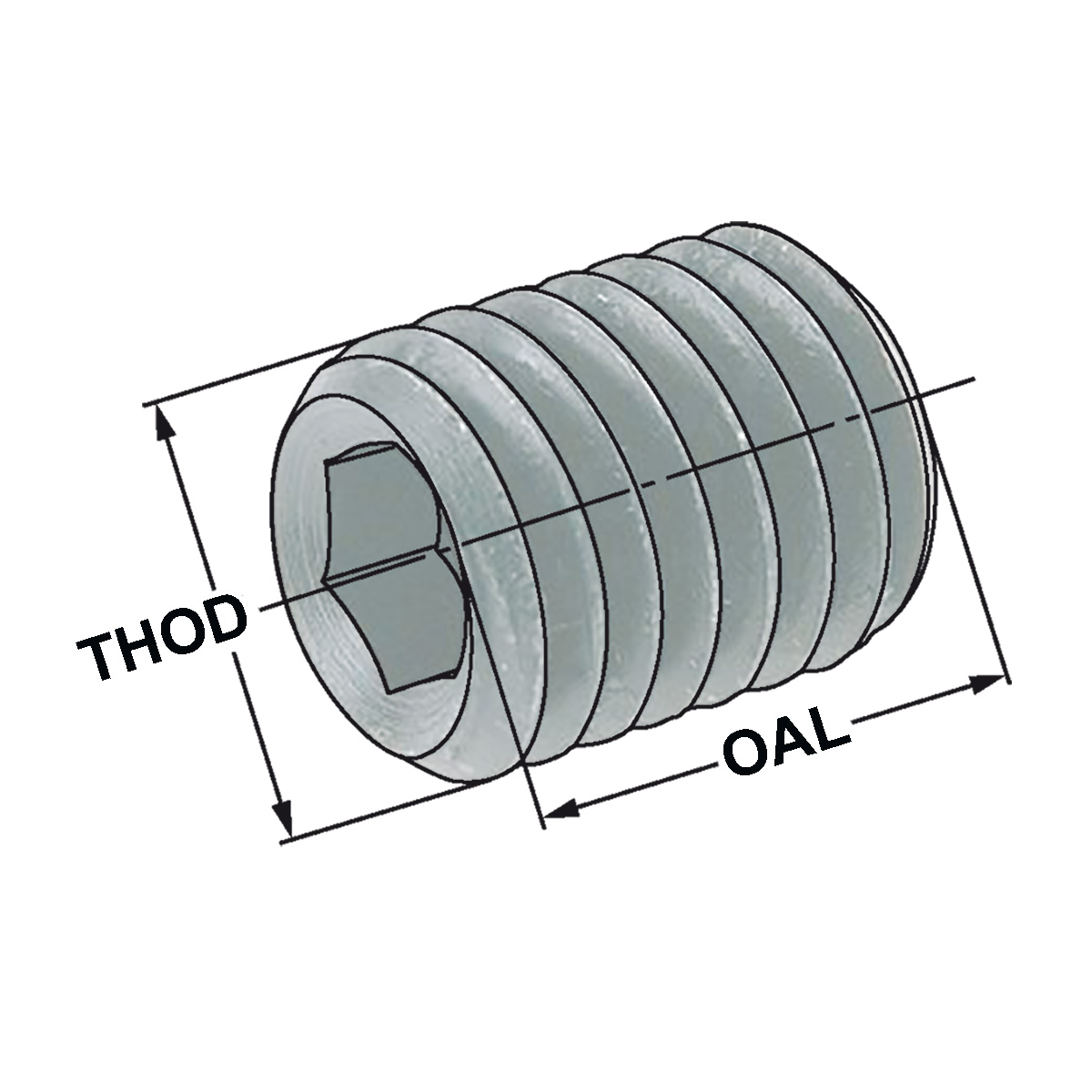 Spannschrauben M16 für Weldon Ø 20 DIN 1835 B