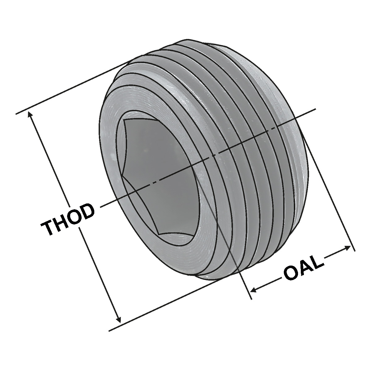 Spannschrauben M16 x P1.0 x 8L