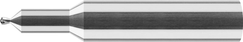 VHM-Mikro-Zentrierbohrer, 118°, Z=2, blank Ø 0.10 x 1,70 x 38 mm, SD 3,0 HA