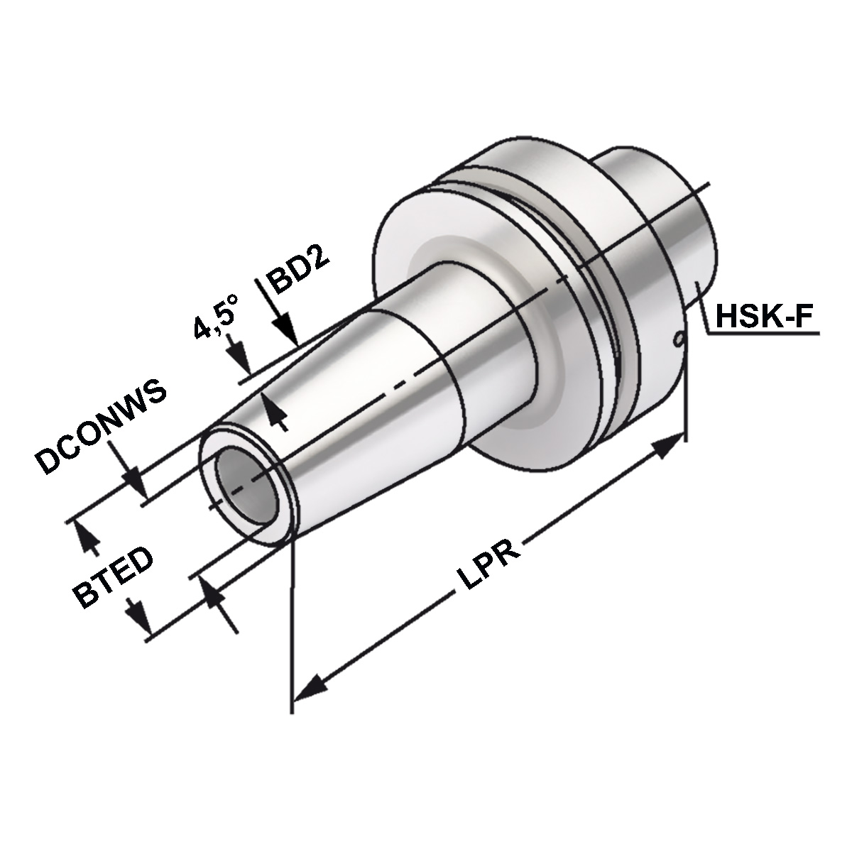 Schrumpffutter HSK 63-06-120 DIN 69893 Form F