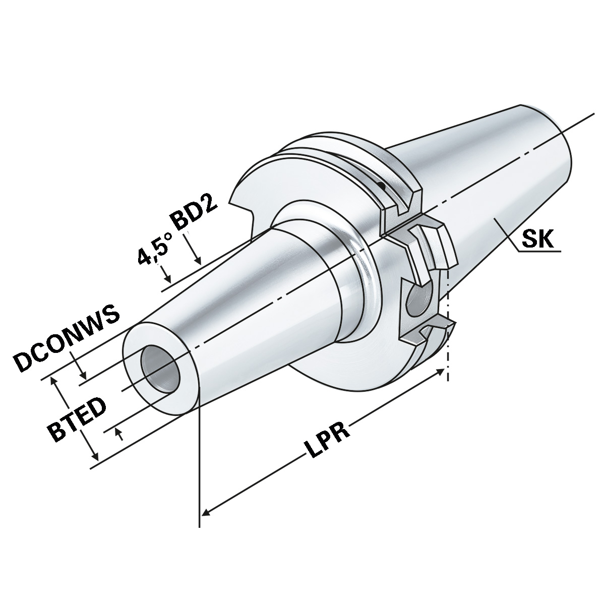 Schrumpffutter SK 40-12-120 DIN 69871 AD/B