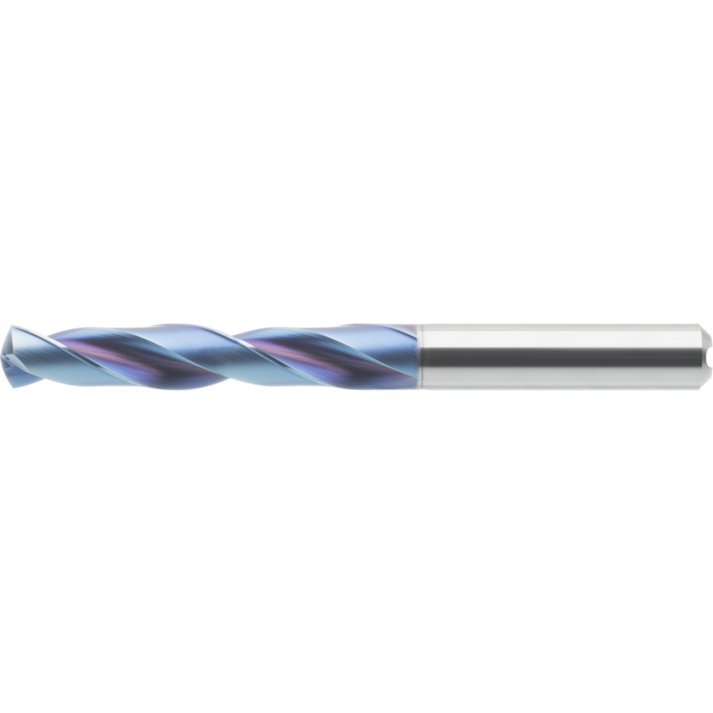 Spiralbohrer VHM HARD 5xD 1,4mm TiAlSiN mit IK